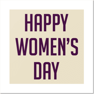 Happy Women's Day gift Posters and Art